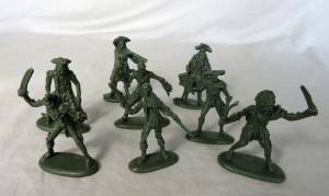 15 in 8 poses Pirates Toy Soldiers by MARS #32021 54MM 