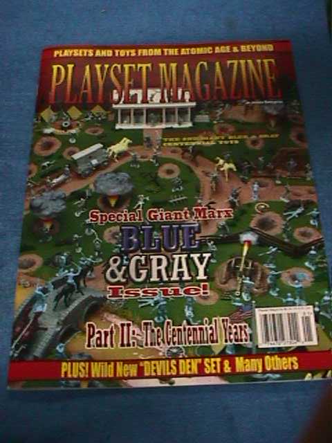 PLAYSET MAGAZINE #38 PART II OF BLUE AND GRAY COVERAGE-