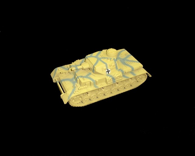 German Panzer IV short & long barrel Turrets (panzer yellow and green) <FONT COLOR=#CC0000>(54mm) </FONT>	