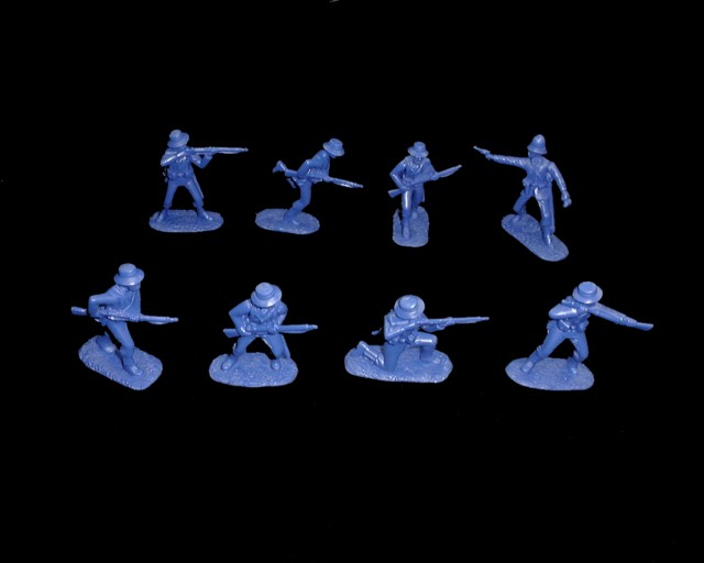 Royal Navy Zulu War Winter Dress 20 figures in 8 poses (blue) <FONT COLOR=#CC0000>(54mm) </FONT>