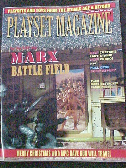 Playset Magazine issue #48 Marx Battlefield playset MPC Have Gun Will Travel playset