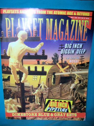 Playaset Magazine #52  MARX Big Inch Construction Set plus MPC Civil War Playsets and story of Timmee Toy part II