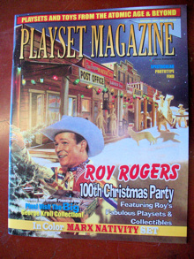 Playset Magazine #60 Roy Rogers western towns+Marx Nativity set