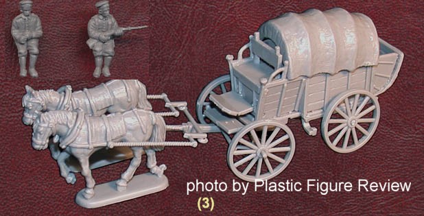 German Horse Drawn Field Wagon (x3) (8260)  <FONT COLOR=#CC0000>(25mm) </FONT> 