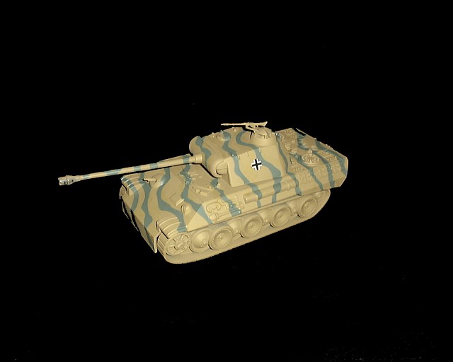 German Panther tank (camouflage) & Commander Figure <FONT COLOR=#CC0000>(54mm) </FONT>