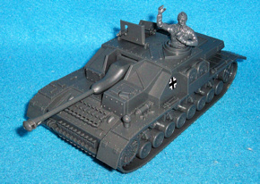 German Stug IV (54mm) with tank commander figure
