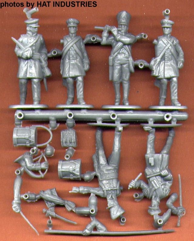 Prussian Landwehr Command 18 figures in 6  poses (9325) <FONT COLOR=#CC0000>(54mm) </FONT>