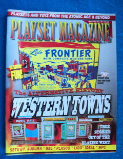 Pklayset Magazine #70 Western Town playsets 1950-70