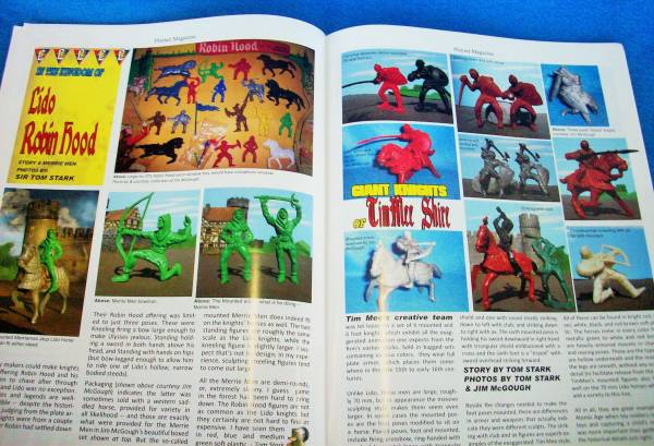 Playset Magazine #79,Marx Western Frontier+Lido and Timmee Knights+Robin Hood