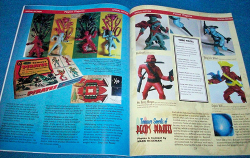 Playset Magazine issue #81-Pecos 1950's figures + Gold Marx 6