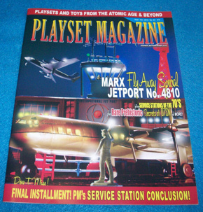 Playset magazine # 83, Marx service stations + Jetport playset