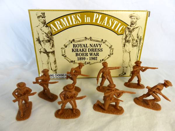 Armies in Plastic Royal Navy-Khaki Dress Boer War 1899-1902  (5514)