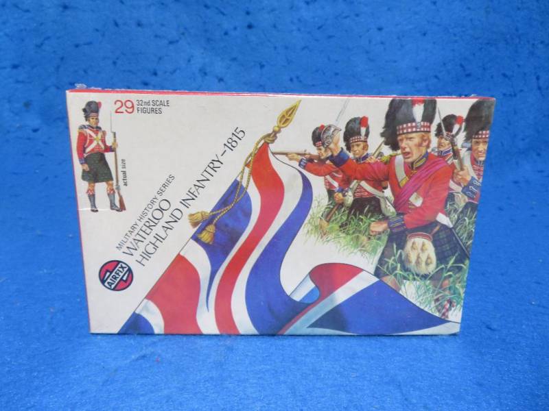 Airfix mint sealed Waterloo British Highlanders, 1/32 from 1973