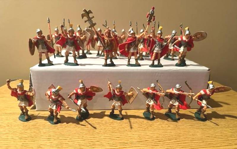 Atlantic, Ancient Romans Collector Painted 27 figures in 10  poses