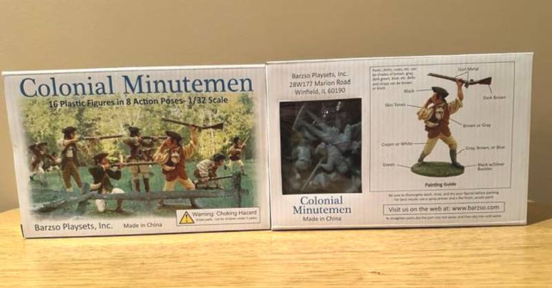 Barzso: Vintage Set of Minutemen in unopened original Box