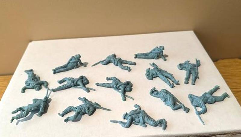 Barzso Union Casualties 54MM blue