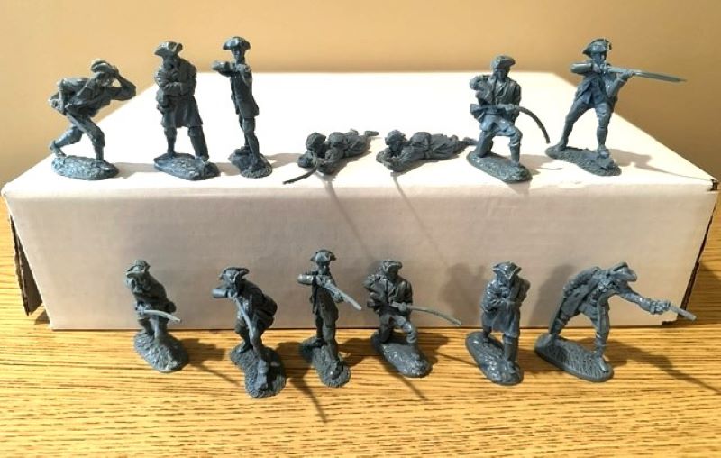 Barzso, American Militia 13 figures