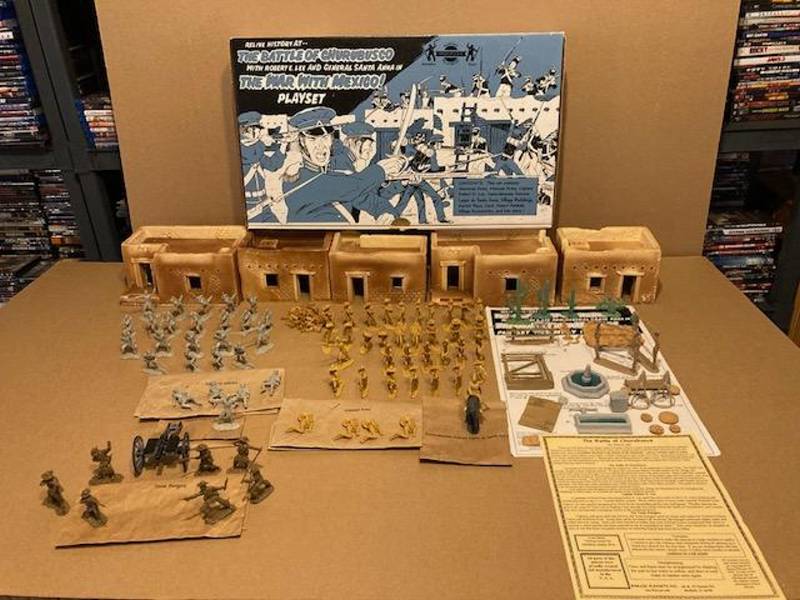 BATTLE OF CHURUBUSCO PLAYSET, by Ron Barzso