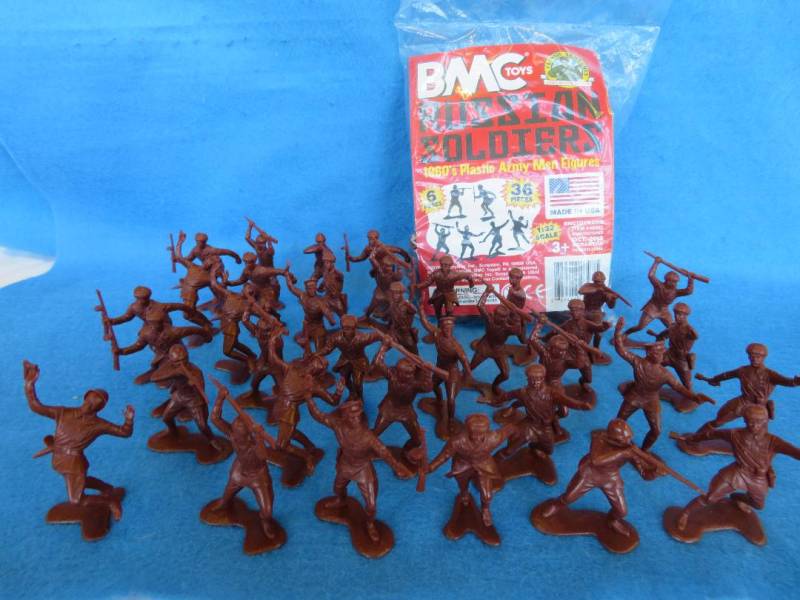 BMC/MARX WWII Russian infantry 54mm 36 figures in all 6 poses