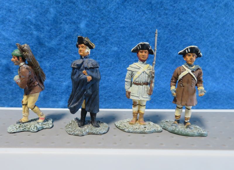 Britains Revolutionary Washington Valley ForgeX4, metal,1/32 from 2001