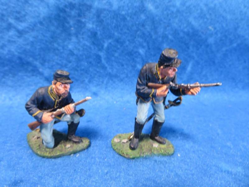 BRT847A Union dismounted Cavalry, Painted Metal
