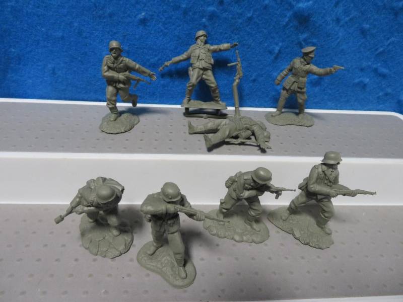 CNT173A Conte WWII German D-Day Wermacht Set #1 (54MM) 8 in 8 Poses
