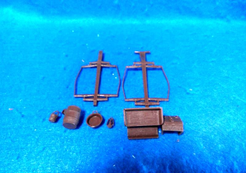 CTS738C CTS/Marx Reissue Double Wagon Hitch & Accessories (54MM) 8 Pieces