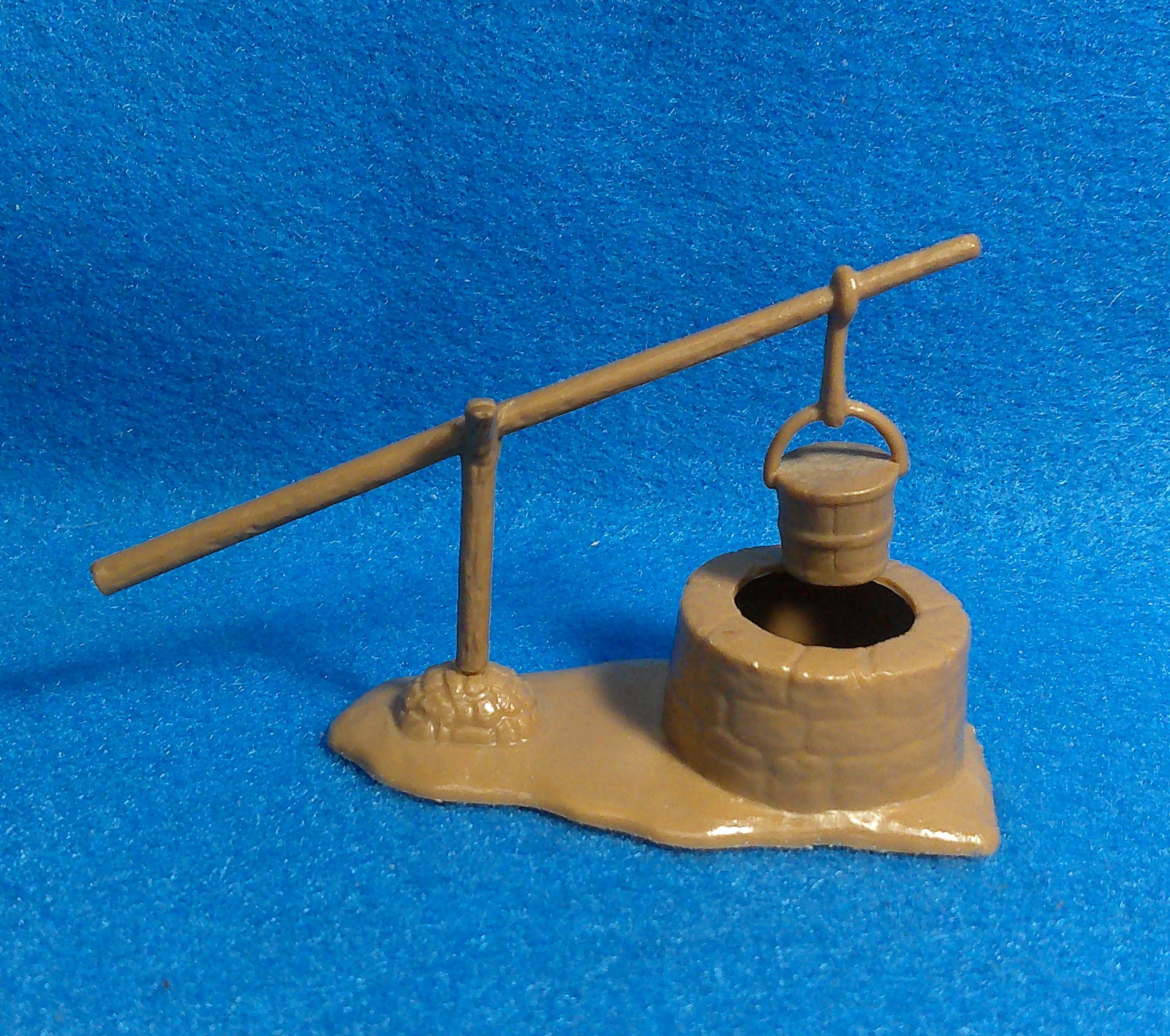 MARX ORIGINAL HARD PLASTIC 2 PIECE WESTERN DIP WELL
