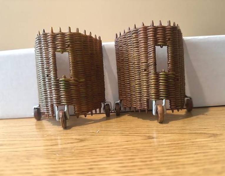 Elastolin, Mint in the Box Medieval curved parapet. for archers