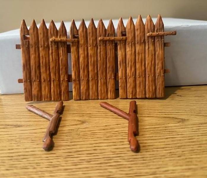 Elastolin, Medieval Woodarcher defense mantlet, mint in box