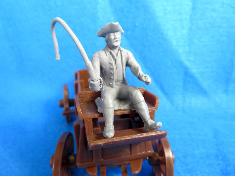 Marx Boonesboro Pioneers Settlers Toy Soldiers Gray Frontiersmen 