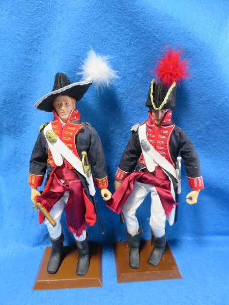 Hasbro 12inch pair of jointed figures, Napoleonic wars