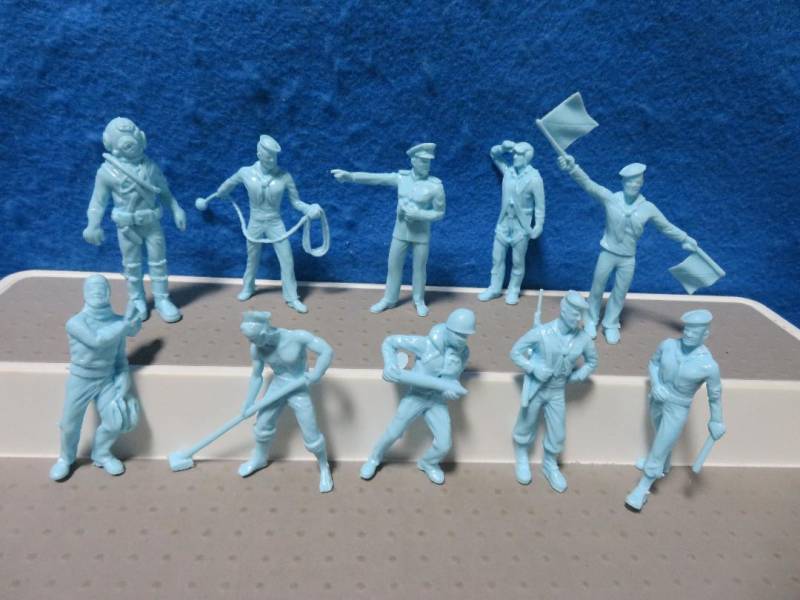 Ideal U.S. sailors, set of 10, 60mm