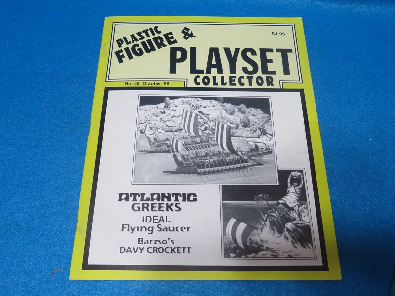 issue #45  ''ATLANTIC Ancients & IDEAL Flying Saucer playsets ''