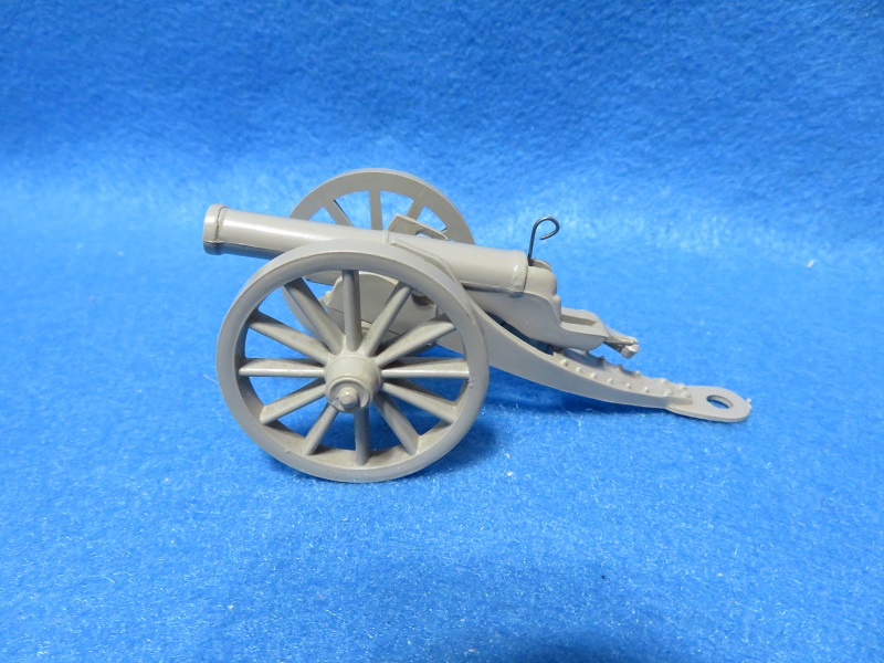& Crew 54MM Cannon Classic Toy Soldiers/Marx Civil War Artillery Redoubt 