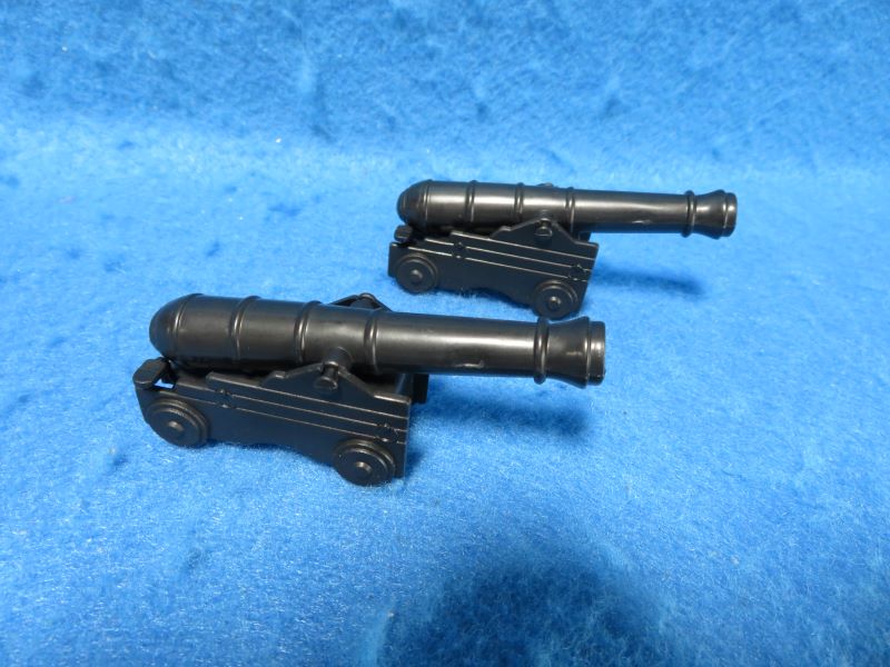 CTS739A Naval/Fort Cannons x 2 (54MM) - Black