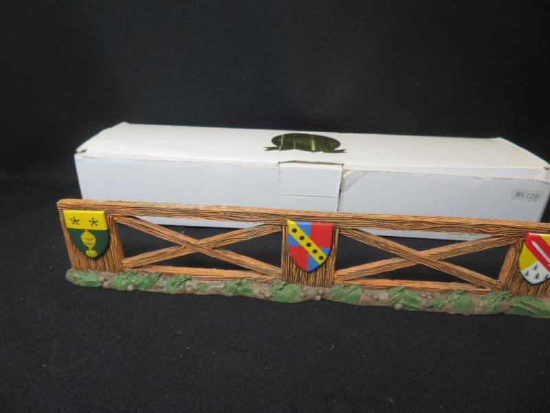 K&CMK125 King & Country, The Jousting Barrier, Painted Metal, MIB