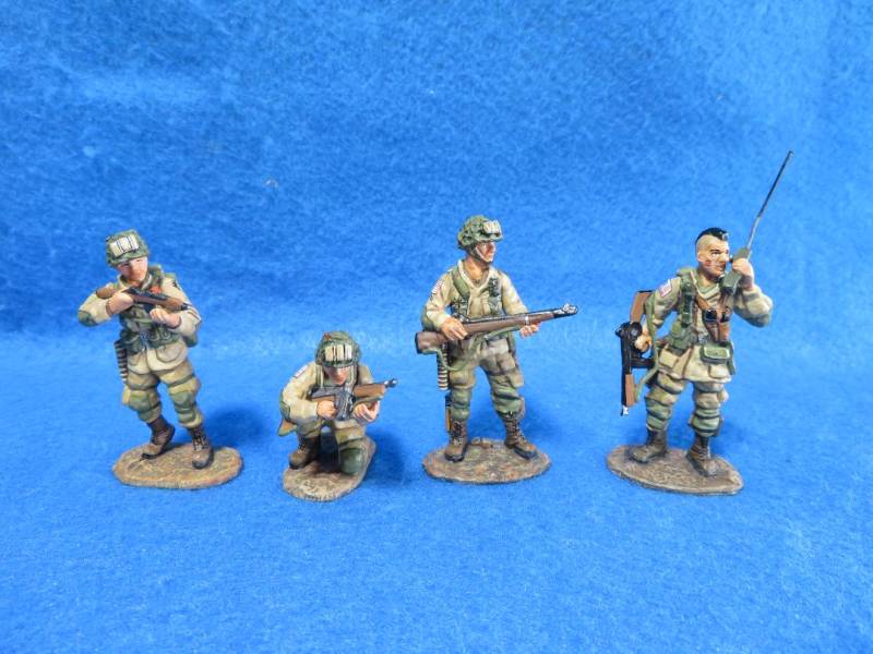 K&C116A D-Day US Paratroopers Set #1 (60MM) 4 in 4 poses