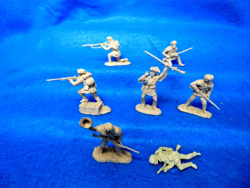 LOD Enterprises Pioneer Men Set #2  7 figures in 7 poses