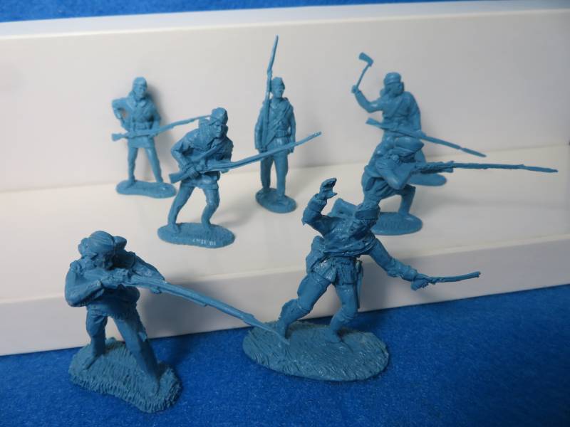 Details about   Publius Frontiersmen Trappers set #2 1/32 toy soldiers Boone Roger AWI FIW 