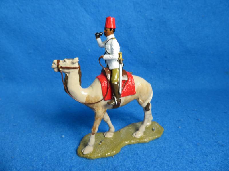 Little Legion Egyptain officer on camel, metal