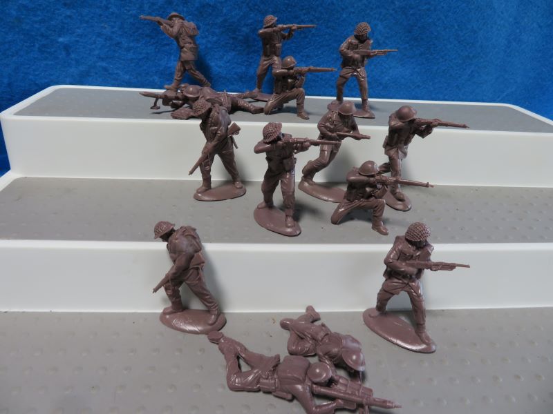 Mars32042 WWII British Commonwealth infantry, 15 in 8 poses, 54mm plastic