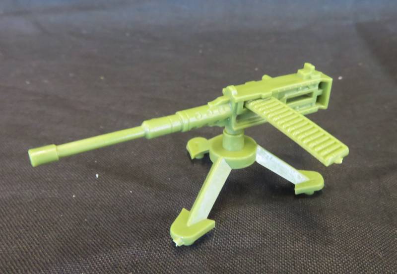 American 50. cal machine gun w/tripod  (green) <FONT COLOR=#CC0000>(54mm) </FONT>