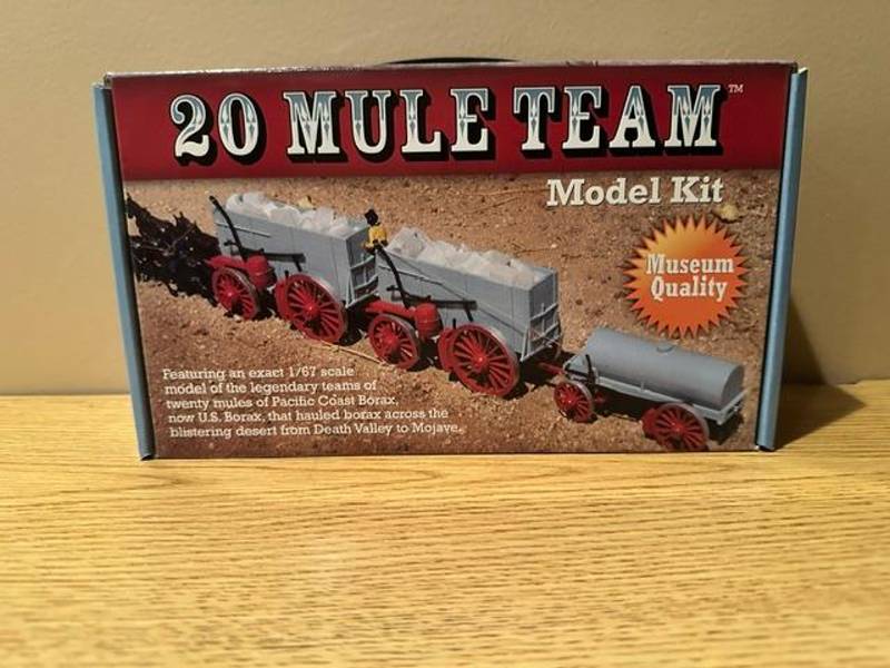 20 Mule Team Model Kit Museum Quality 1/67 Scale 