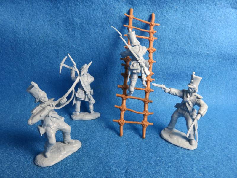 Paragon Scenics Alamo Mexican Regulars set #2 LIGHT BLUE PS013DKB