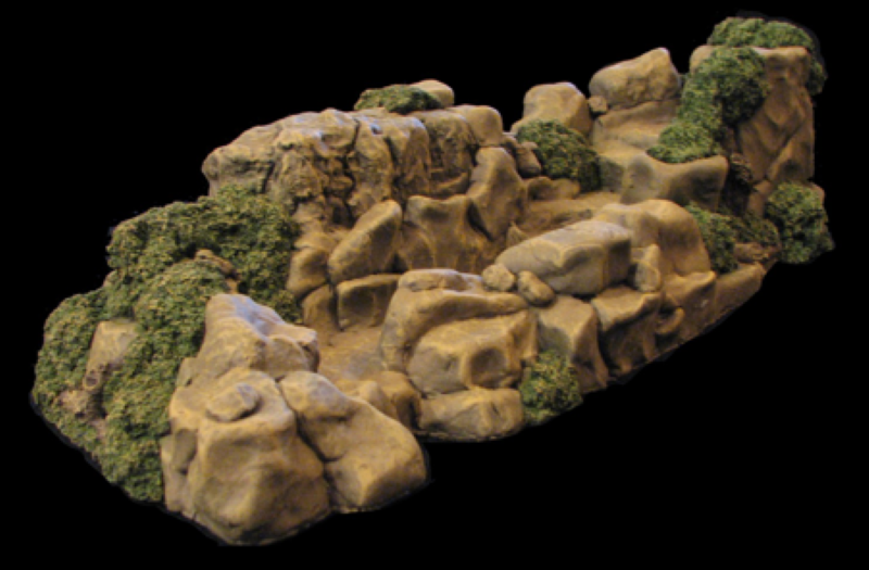 Paragon Scenics, Painted Small Shelf Rock Formation