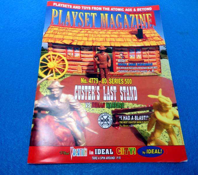Playset Magazine #111 Marx Custer's Last Stand + Ideal sets
