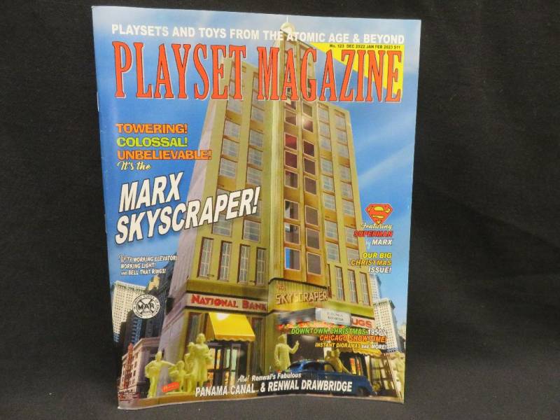 Playset Magazine#123 Marx Skyscraper+ Renwal sets