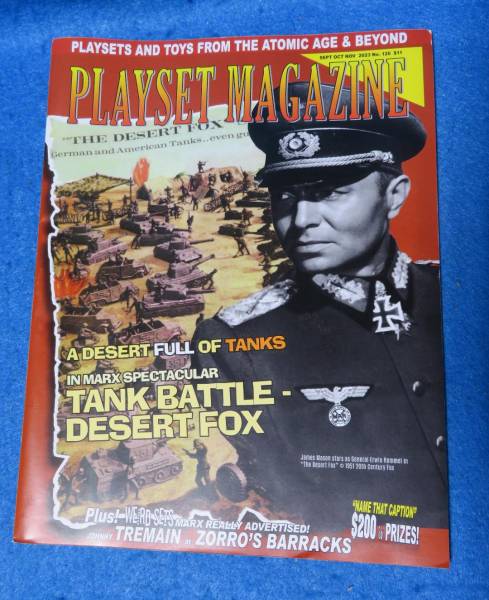Playset Magazine #126 DESERT FOX + TANK BATTLE playsets