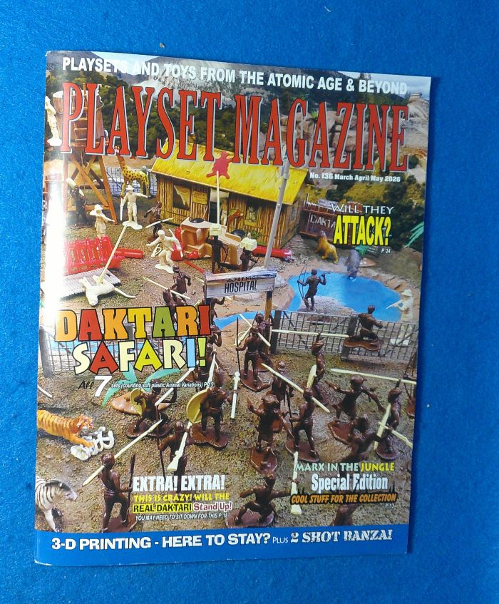 PSM136 Playset Magazine Marx Daktari playsets and toys